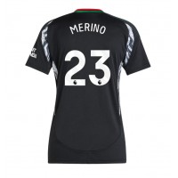 Camiseta Arsenal Mikel Merino #23 Segunda Equipación Replica 2024-25 para mujer mangas cortas